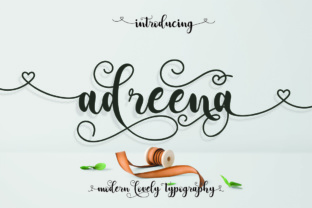 Adreena Script: A Playful Typeface for Stunning Visuals