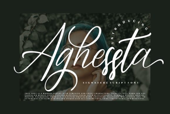 Aghessta Script: Where Luxury Meets Playful Elegance in Design