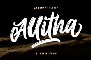 Allitha Script: A Bold Handwritten Font for Standout Designs
