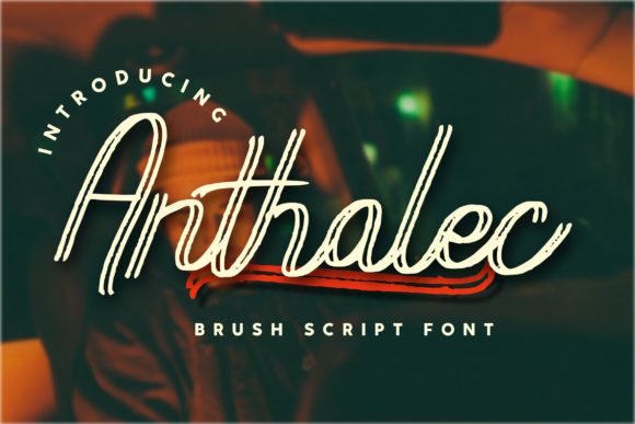 Anthalec Script: A Vintage Typeface for Modern Branding
