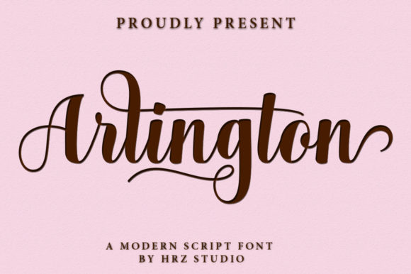 Arlington Script: The Handwritten Font for Timeless Elegance