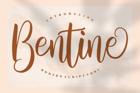 Bentine Script: A Font That Dances on the Page