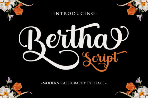 Bertha Script: The Handwritten Font for Modern Designers