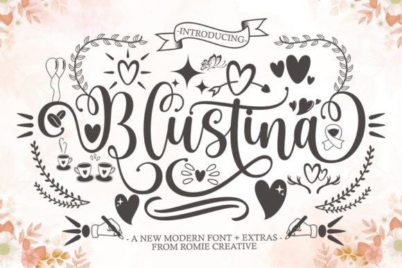 Blustina Script: The Dazzling Font for Luxurious Branding