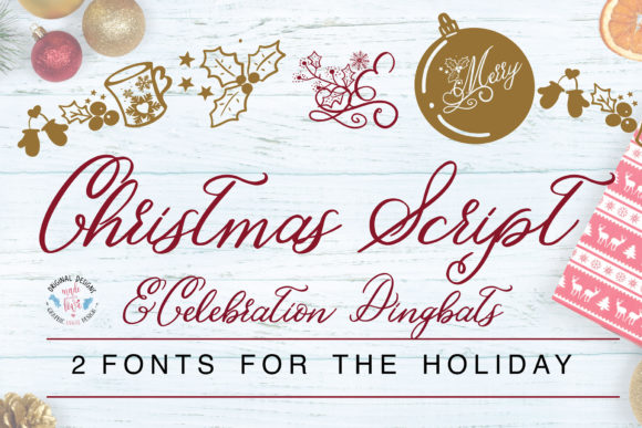 Christmas Duo Script: A Festive Font Pairing for Creative Brands