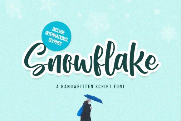 Give Your Designs a Playful Lift with Snowflake Script