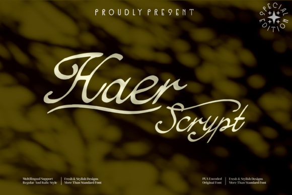 Haer Script: The Ravishing Typeface for Modern Creatives