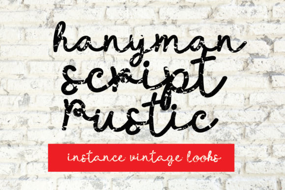 Handyman Script Rustic: Elevate Your Visual Design