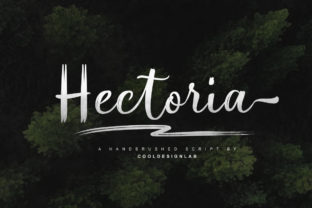 Hectoria Script: A Handwritten Font for Modern Design