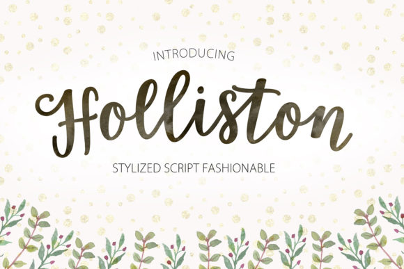 Holliston Script: A Creative Font for Modern Design