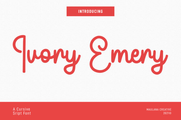 Ivory Emery Script: The Font That Brings Warmth to Modern Design