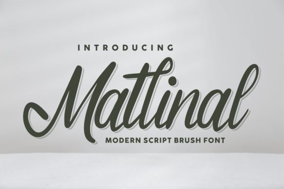 Matlinal Script: A Typeface That Dances with Romantic Flair