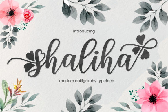 Shaliha Script: A Sweet, Flowing Font for Creative Projects