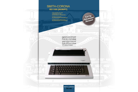 Smith-Corona EC1100 Script: Authentic Handwritten Style