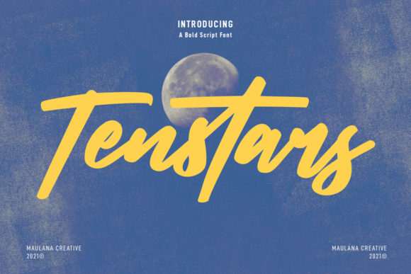 Tenstars Script: A Vintage Font for Modern Branding