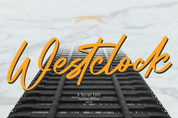 Westclock Script: Elevating Modern Design with Elegance