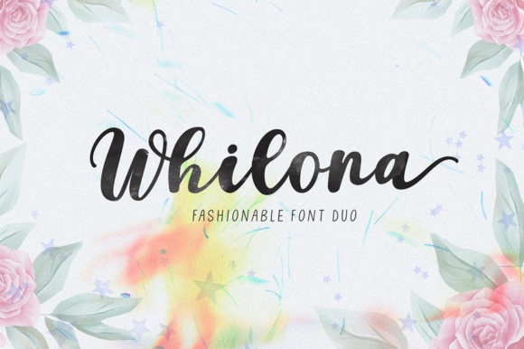 Whilona Script: A Fresh Take on Handwritten Typography