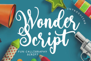 Wonder Script: A Cheerful Typeface for Crafting and Branding