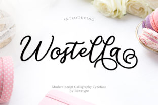 Wostella Script: A Handwritten Font with Authentic Charm